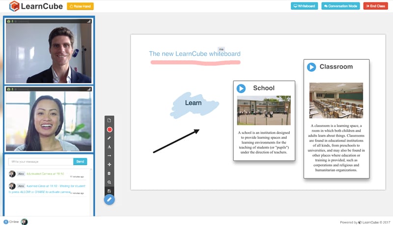 Virtual online Classroom