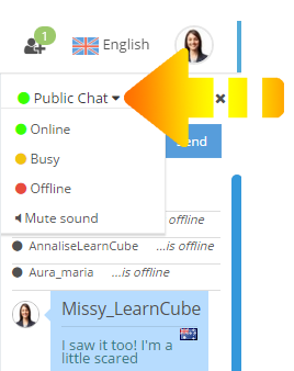 learncube-chat options