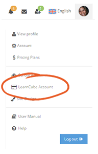 learncube-account-menu