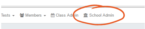 school admin button